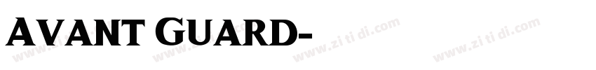 Avant Guard字体转换
